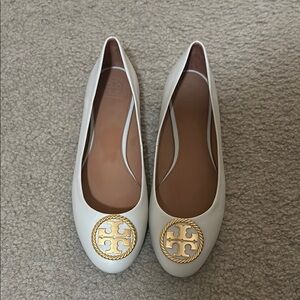 Tory Burch Women's White Flats